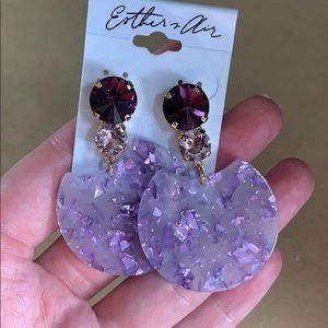 Swarovski Crystal Tortoise Shell Earrings